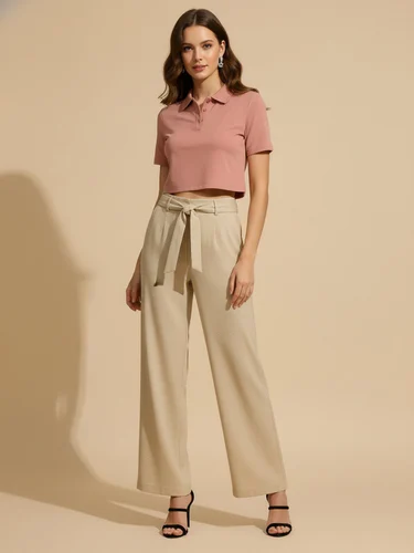 Cream Trouser